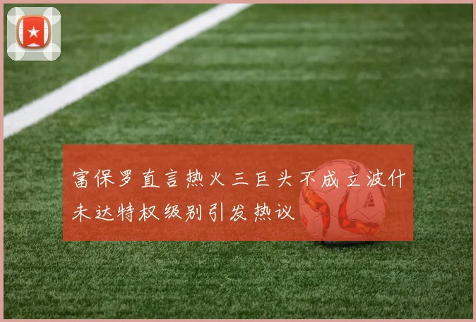 富保罗直言热火三巨头不成立波什未达特权级别引发热议